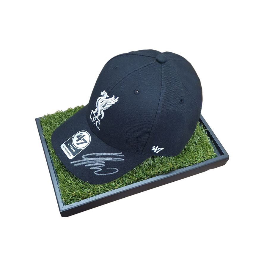 Jurgen Klopp Hand Signed '47' German Flag Cap In Deluxe Acrylic Display Case