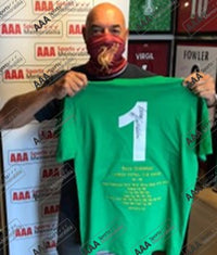 Bruce Grobbelaar Hand Signed #1 & Honours Presentation in Deluxe Classic Frame