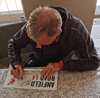 Alan Kennedy Hand Signed ‘Anfield Road’ Metal Sign