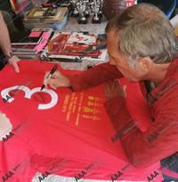 Alan Kennedy Hand Signed Career Honours Presentation Shirt in Deluxe Classic Frame