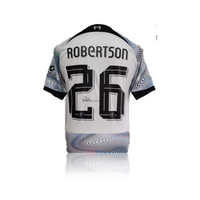 Andy Robertson Hand Signed Liverpool 2022-23 Away Shirt in Deluxe Classic Frame