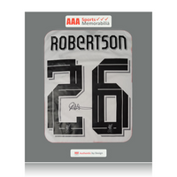 Andy Robertson Hand Signed Liverpool 2022-23 Away Shirt in AAA Gift Box