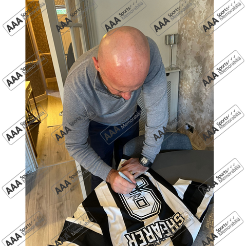 Alan Shearer Signed Newcastle United Shirt in Deluxe Classic Frame