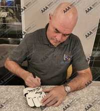 Bruce Grobbelaar Hand Signed BLACK Umbro Goalkeepers Glove.