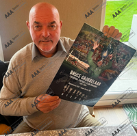 Bruce Grobbelaar Hand Signed LFC Career Stats Montage 16 x12