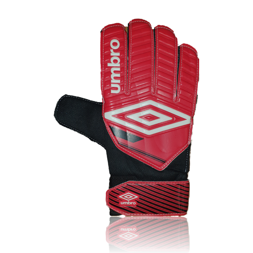 Bruce Grobbelaar Hand Signed RED Umbro Goalkeepers Glove In Deluxe Classic Frame.