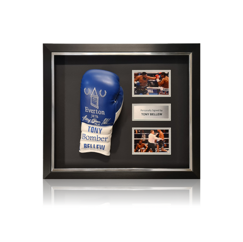 Tony Bellew Hand Signed Themed Boxing Glove in Deluxe Dome Frame