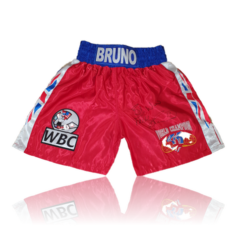Frank Bruno Hand Signed Fight Replica Boxing Shorts
