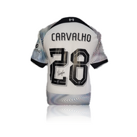 Fabio Carvalho Hand Signed Liverpool 2022-23 Away Shirt in AAA Gift Box