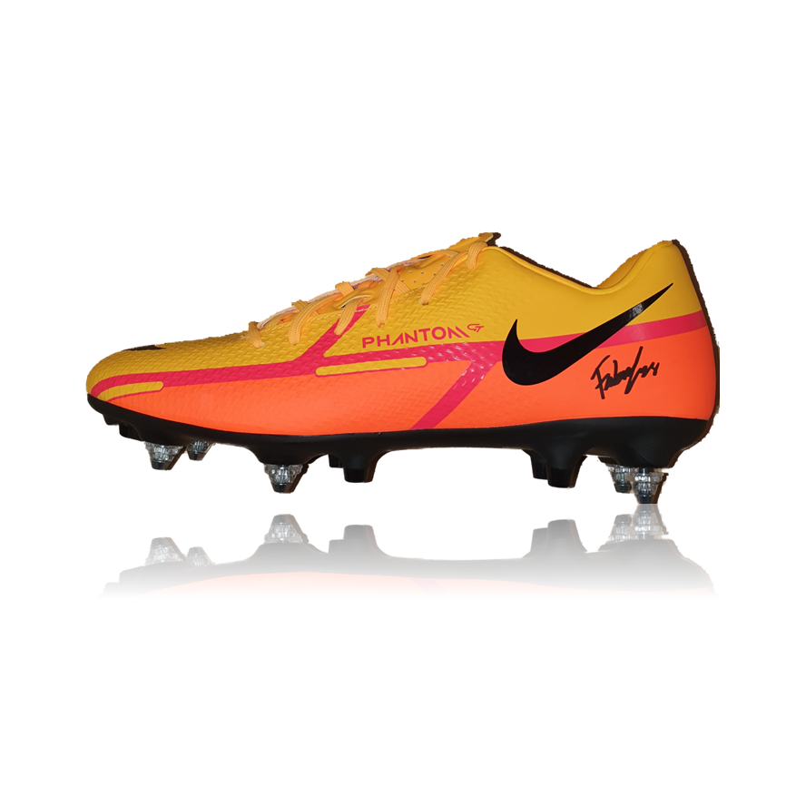Orange nike boots on sale