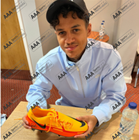 Fabio Carvalho Hand Signed ORANGE Nike Football Boot