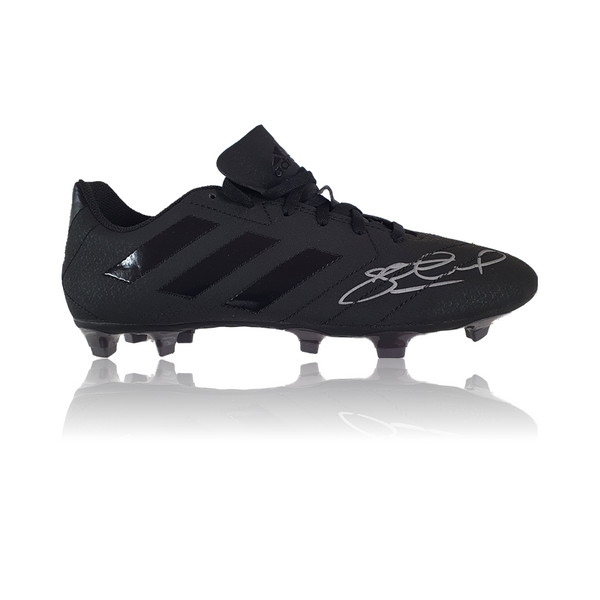 Steven Gerrard Hand Signed BLACK Adidas Football Boot â AAA Sports Memorabilia