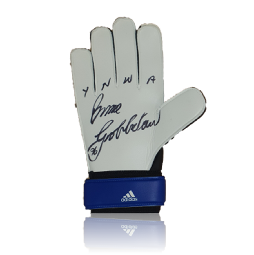 Bruce Grobbelaar Hand Signed BLUE Goalkeepers Glove.