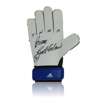 Bruce Grobbelaar Hand Signed BLUE Goalkeepers Glove.