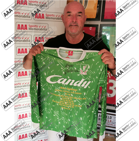 Bruce Grobbelaar Hand Signed CANDY Goalkeepers Honours Shirt