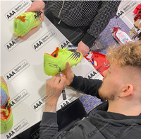 Harvey Elliott Hand Signed Yellow NB Football Boot