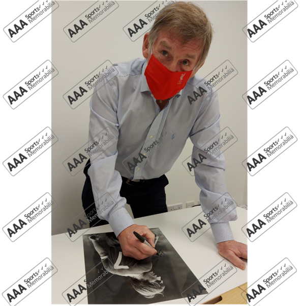 Kenny Dalglish Hand Signed 'ICONIC 7' 12" X 16" Photograph in Classic