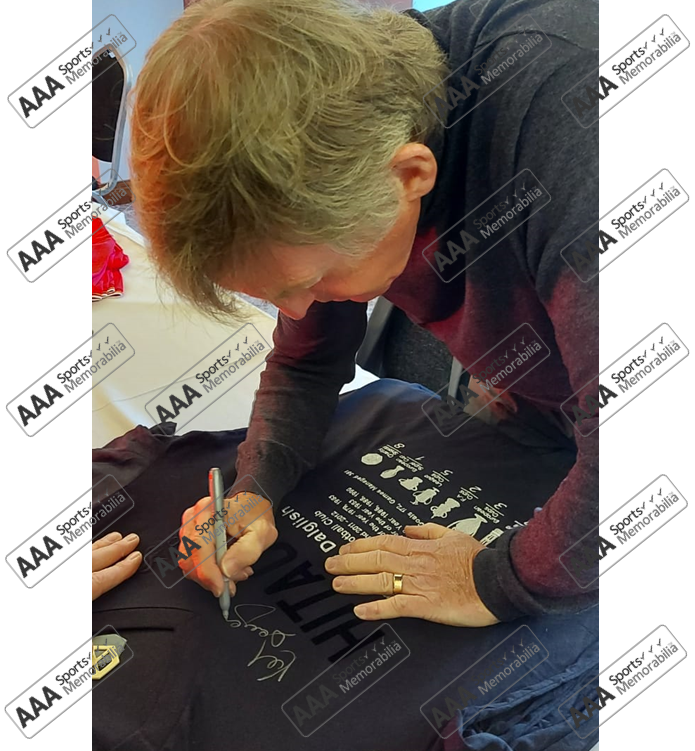 Kenny Dalglish Hand Signed BLACKOUT 1978 Liverpool HONOURS Shirt