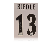 Karl-Heinz Riedle Signed Liverpool 1998-99 Away Shirt in Deluxe Classic Frame