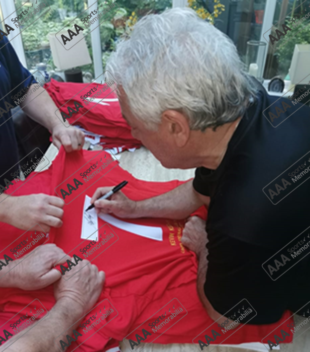 Kevin Keegan Hand Signed Liverpool 'CAREER HONOURS #7' Presentation Shirt in Deluxe Classic Frame