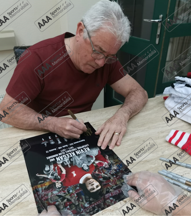 Kevin Keegan Hand Signed 'LFC Honours' 12" X 16" Montage In Classic Frame.