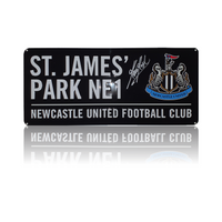Kevin Keegan Hand Signed 'St James Park' Metal Plaques