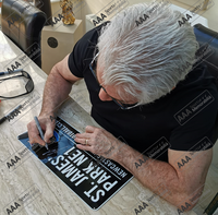 Kevin Keegan Hand Signed 'St James Park' Metal Plaques