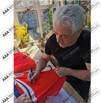 Kevin Keegan Hand Signed England 1982 Away Shirt In Deluxe Classic Frame