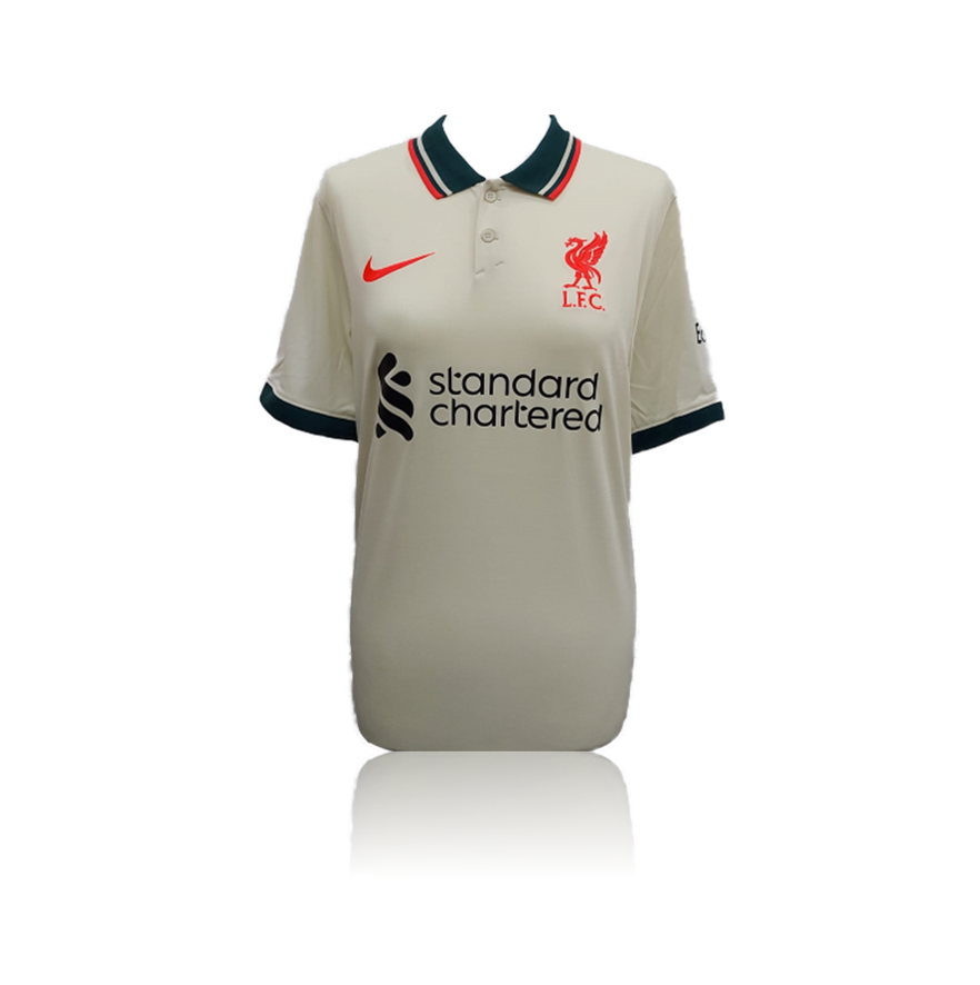 Luis Diaz Hand Signed Liverpool 2021-22 Away Shirt In Deluxe Classic Frame