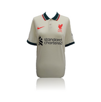 Luis Diaz Hand Signed Liverpool 2021-22 Away Shirt In Deluxe Classic Frame