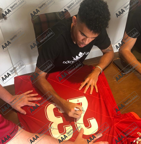 Luis Diaz Hand Signed Liverpool 2021-22 Home Shirt