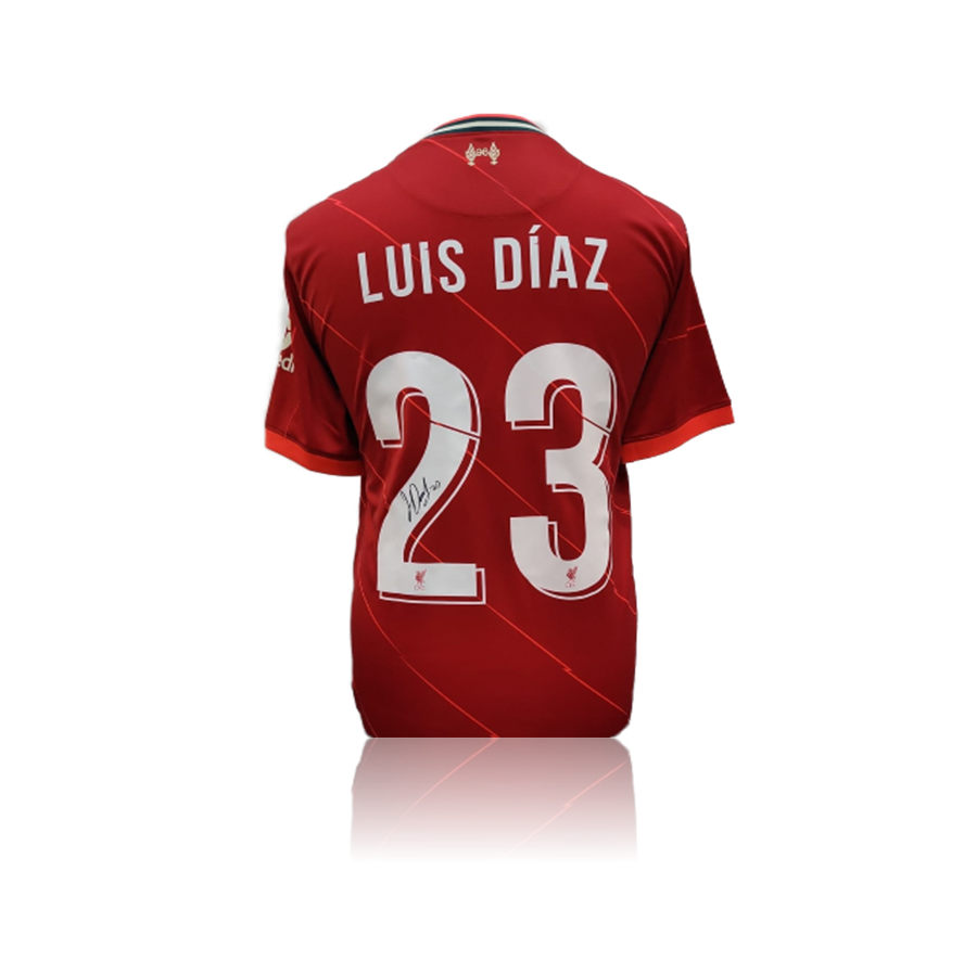 Luis Diaz Hand Signed Liverpool 2022-23 Third Shirt – AAA Sports Memorabilia