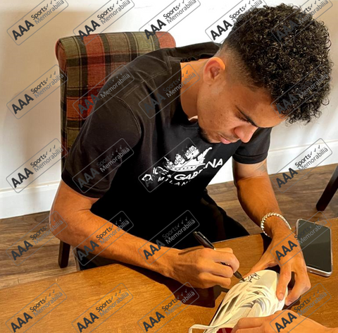 Luis Diaz Hand Signed White Adidas Football Boot