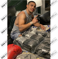 Teófimo 'THE TAKEOVER' López Hand Signed Replica Fight Shorts