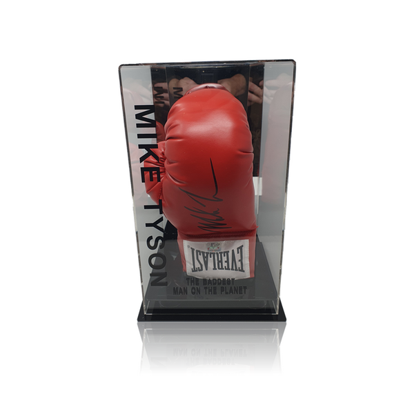 Mike tyson online signed boxing glove