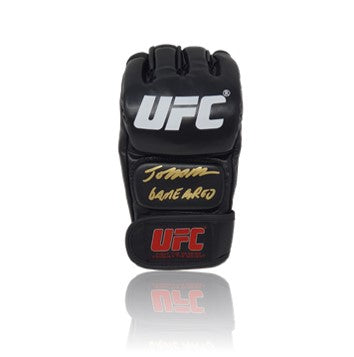 Jorge Masvidal ‘BMF’ Black Hand Signed MMA Glove in Deluxe Classic Dome Frame