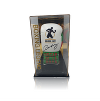 Oscar De La Hoya Signed 'GOLDEN BOY' Mexico Boxing Glove In Deluxe Acrylic Display Case