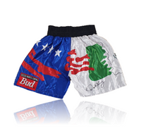 Oscar De La Hoya Hand Signed ‘Julio César Chávez' Fight Replica Boxing Shorts