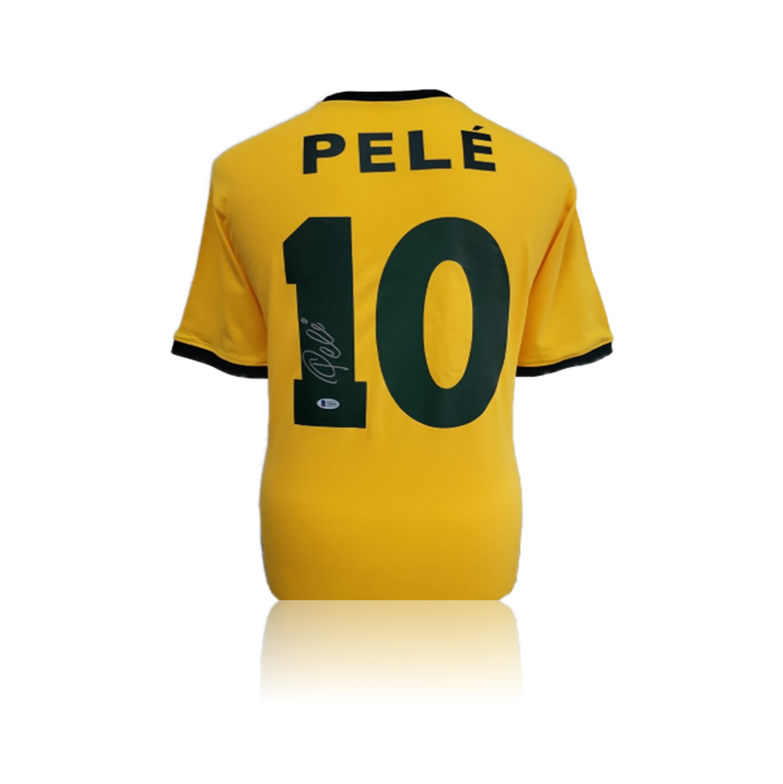 Pelé サイン入り リオ2016 記念 Pelé サイン入り リオ2016 記念 Pele Official Brazil Signed Shirt