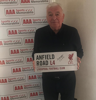 Ian Callaghan Hand Signed 12” x 16” Honours Poster