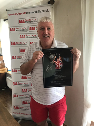 David Johnson Hand Signed 12” x 16” Honours Poster