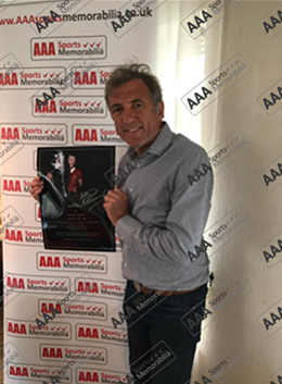 Alan Kennedy Case Hand Signed 12” x 16” Honours Poster