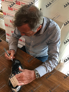 Alan Kennedy Hand Signed Football Boot in AAA Gift Box