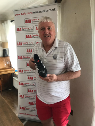 David Johnson Hand Signed Football Boot in AAA Gift Box