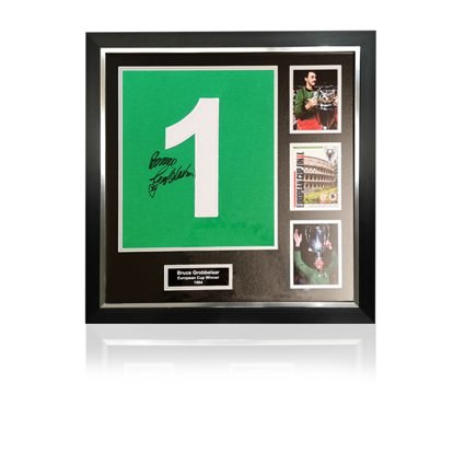 Bruce Grobbelaar Signed #1 ‘European Cup Winners’ Commemorative Presentation in Deluxe Classic Frame