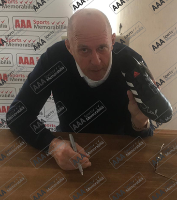 Phil Neal Hand Signed Football Boot in AAA Gift Box