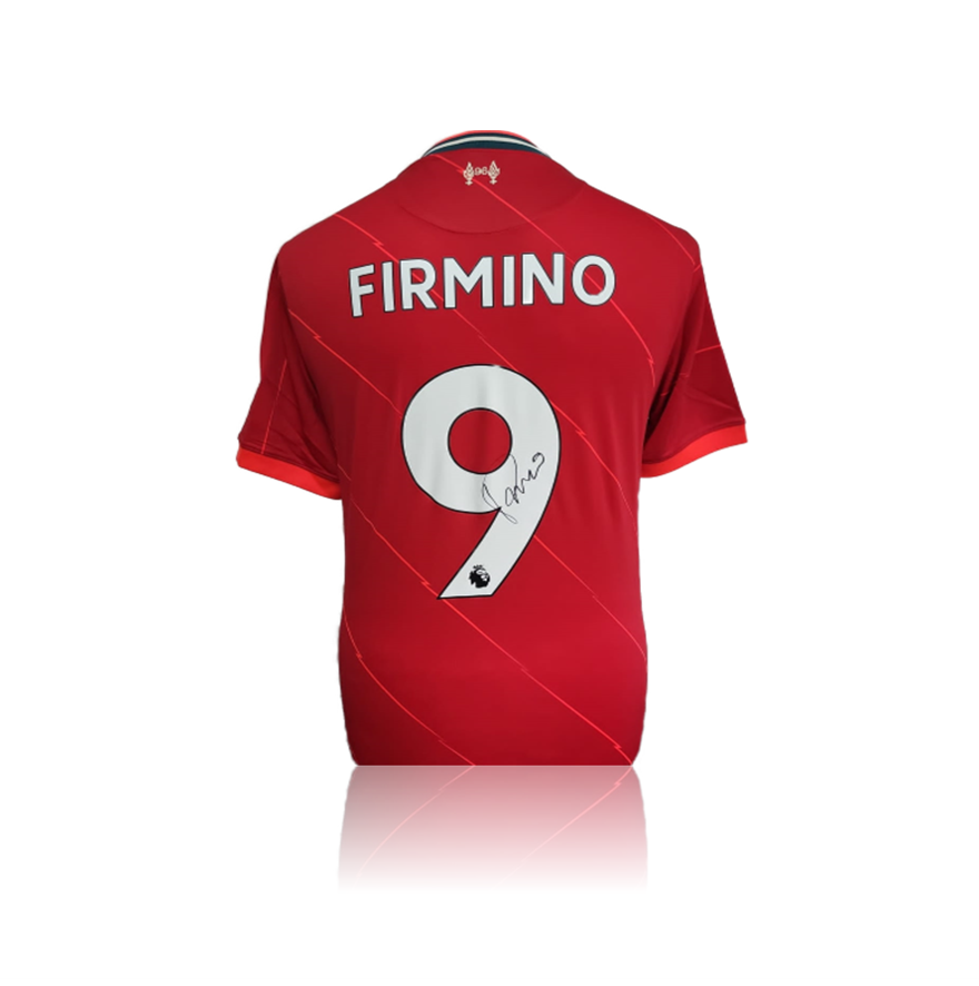 Roberto Firmino Hand Signed Liverpool 2021-22 Home Shirt in Deluxe Cla –  AAA Sports Memorabilia