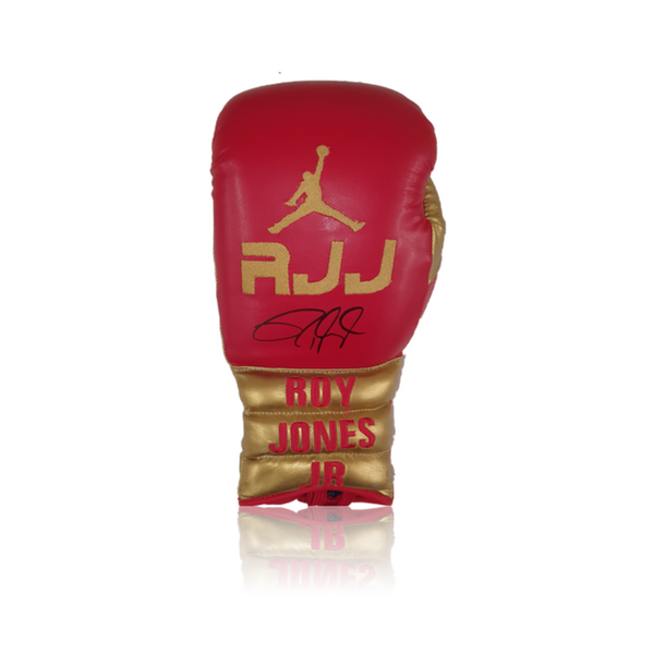 Roy Jones Jr (RJJ) Red Boxing Glove In Deluxe Acrylic Dome Frame – AAA ...