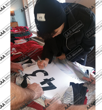 Stefan Bajcetic hand signed Liverpool 2022/23 Away Shirt in AAA Gift Box