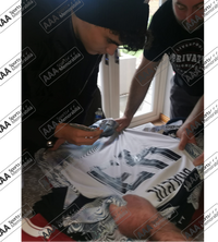 Stefan Bajcetic hand signed Liverpool 2022/23 Away Shirt in Deluxe Classic Frame